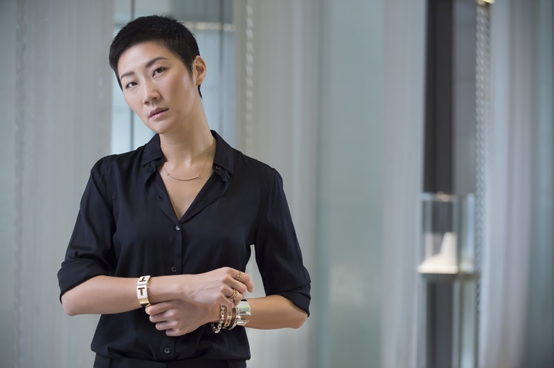 時尚風格人士孫怡混搭Tiffany T與Atlas系列