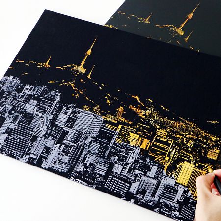 《Lago手刮城市金色夜景-布達佩斯》
