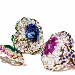 寶石中的絲綢 Soie Dior系列高級珠寶