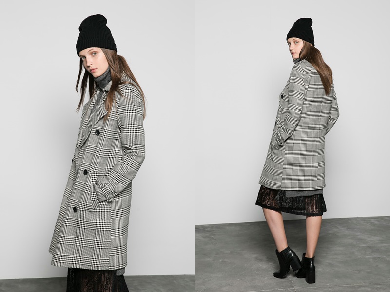 Bershka 千鳥格雙排釦風衣 £69
http://bit.ly/1hPUvBd