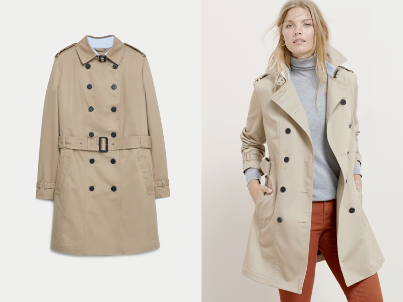 Mango 經典棉質風衣外套 NT$5,390
http://bit.ly/1hPVIbI