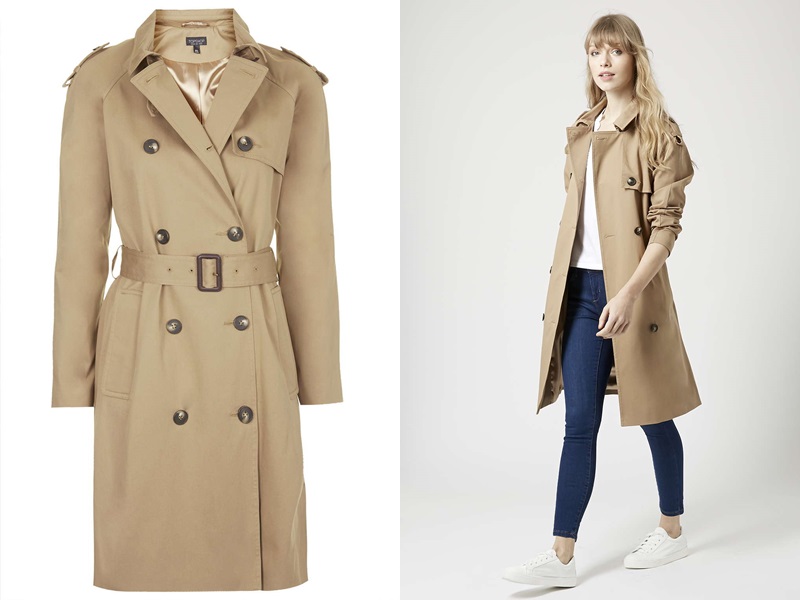 TopShop 棉質風衣外套 £79
http://bit.ly/1hPVQrJ