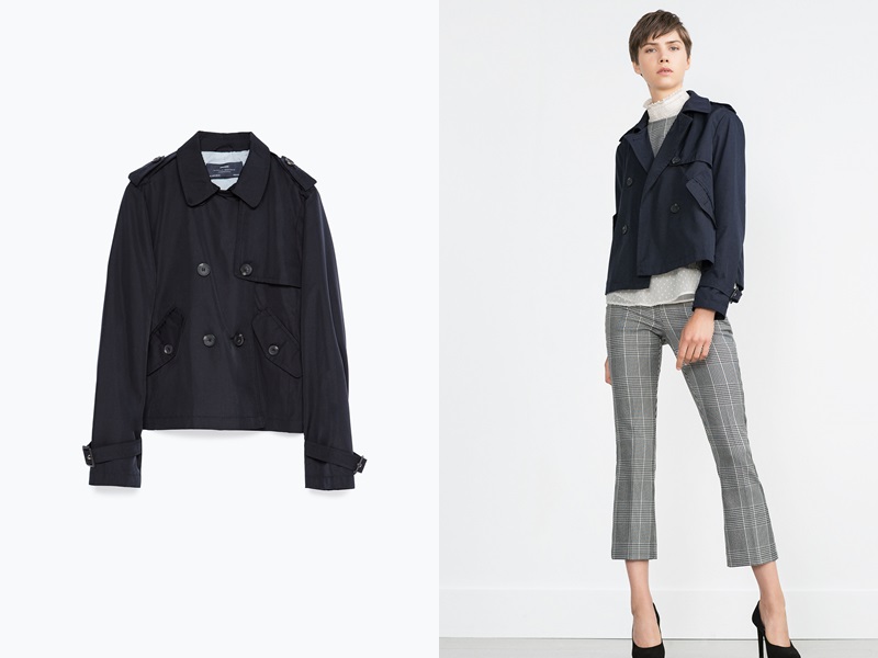 Zara寬擺防水風衣外套 NT$1,990
http://bit.ly/1hPVWQ5