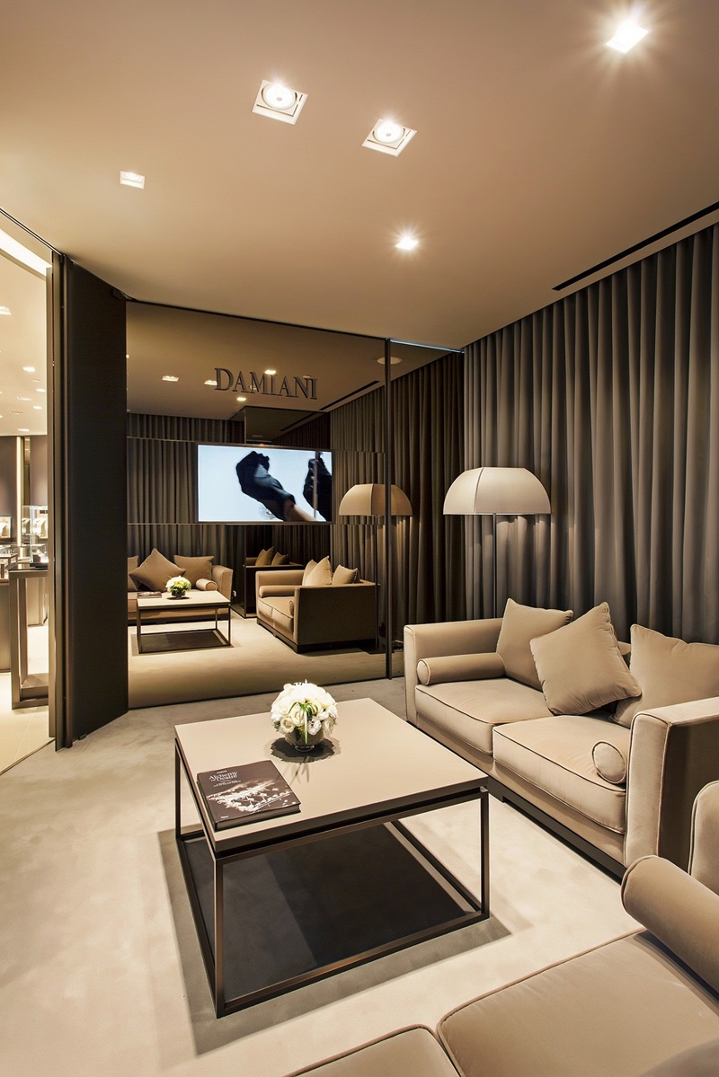 DAMIANI台北101旗艦店VIP接待區