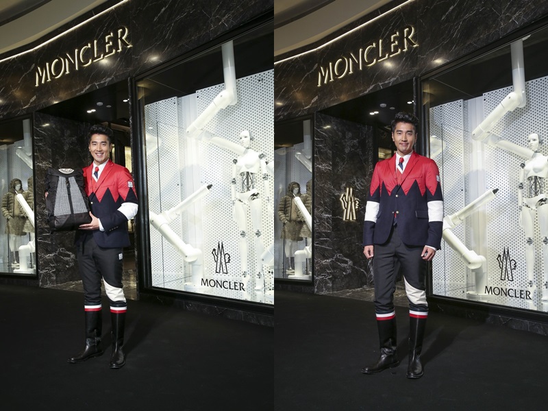 趙又廷出席台北101專賣店開幕酒會喜獲Moncler生日驚喜贈禮