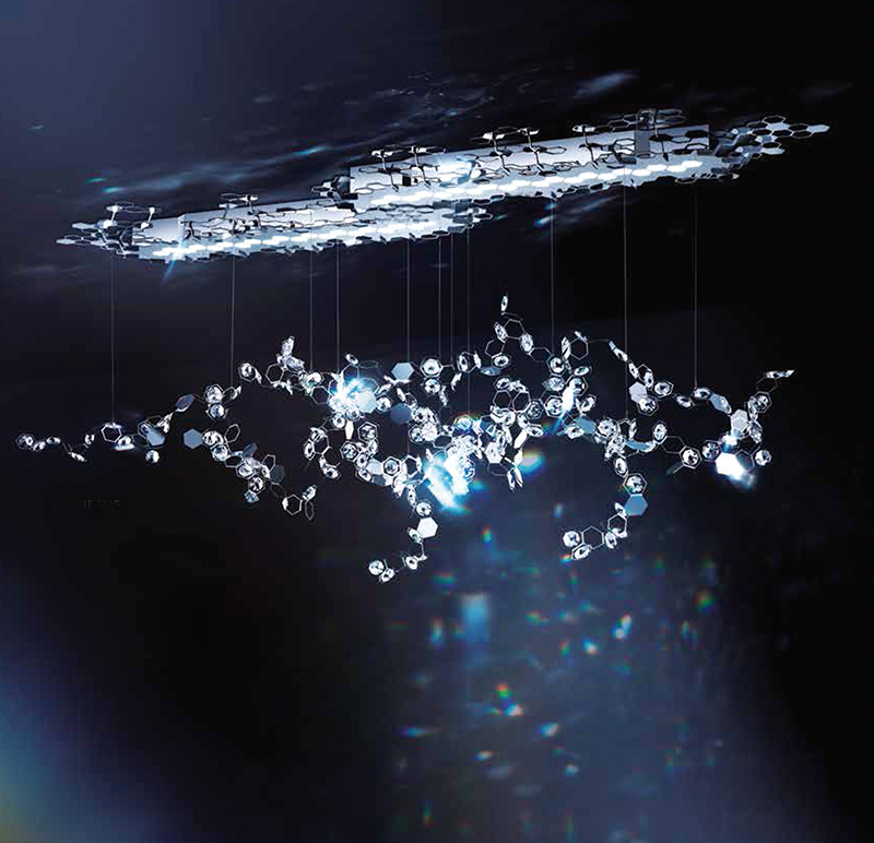 Swarovski的CRYSTALON水晶吊燈。