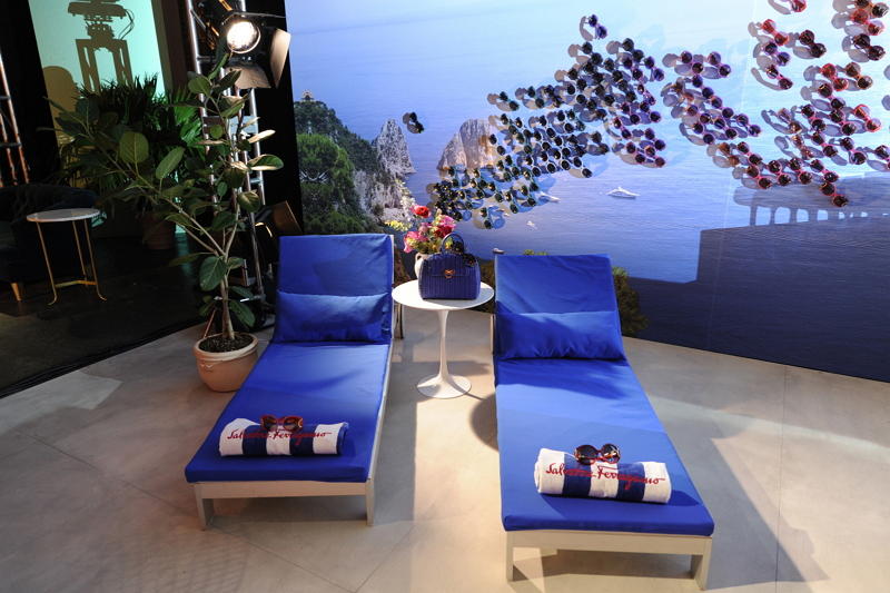Salvatore Ferragamo 「Gancio Studios」互動體驗活動現場，熱帶片場。