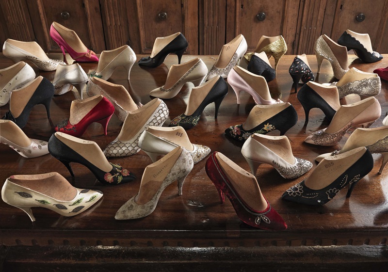 Salvatore Ferragamo博物館主要展示了許多不同款式的鞋履作品。