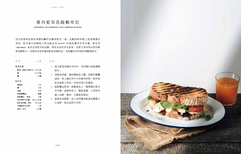 雞肉帕里尼單元。