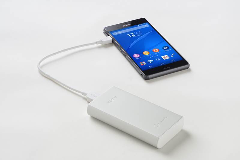 大容量行動電源才夠看!圖片提供/SONY