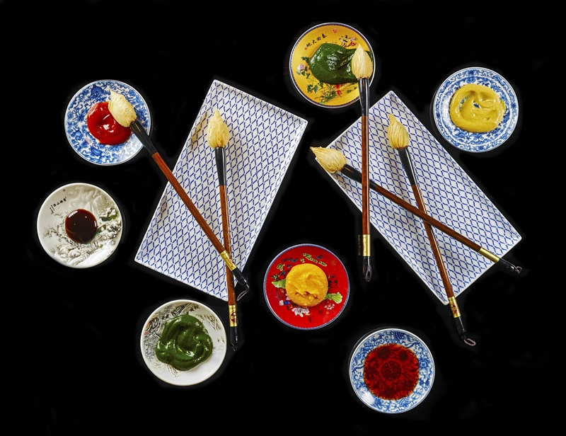 餐桌藝術美景 香港文華東方酒店Art Basel饗宴