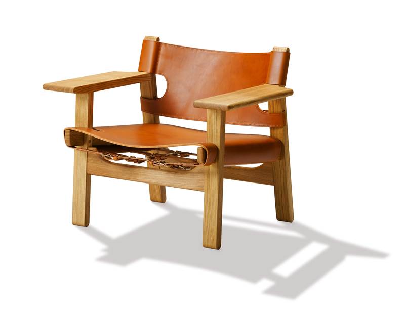 Fredericia The Spanish Chair，設計於1958年，受當傳統伊斯蘭文化影響的休閒椅得到靈感。（西法家具）