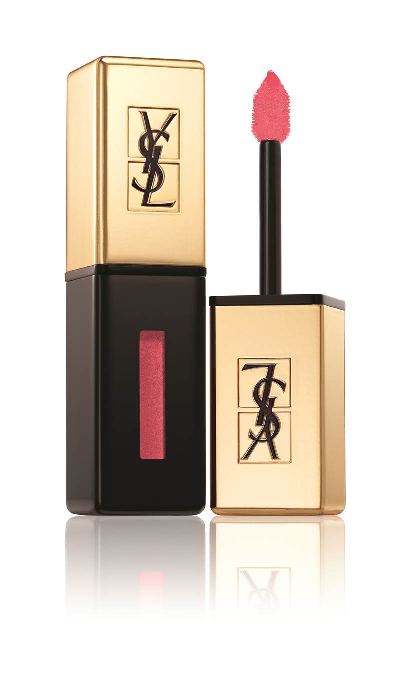 YSL奢華緞面鏡光唇釉(限量)，6ml／NTD1,200。