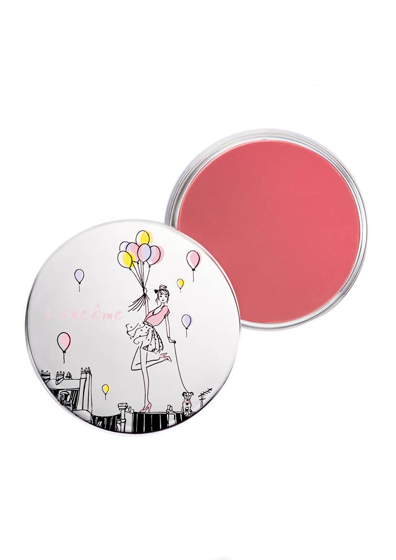LANCÔME粉彩舒芙蕾腮紅〈限量版〉#01粉嫩珊瑚，10g ／NTD1,400。