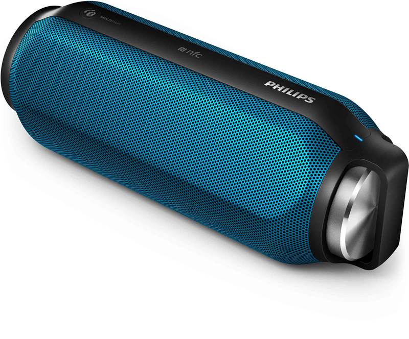PHILIPS防潑水360 Sound藍牙無線Fun音機具有防潑水功能，NTD12,000。