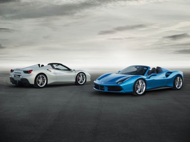 Ferrari 488 Spider全新硬頂敞篷跑車，規格性能大幅提升。