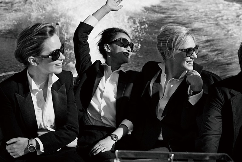 IWC於2014年推出Portofino腕錶時，邀請Cate Blanchett、Emily Blunt及周迅拍攝中性風格的形象照片。