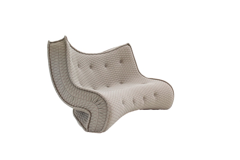 Moroso MATRIZIA沙發，由日常寢具用品床墊延伸。（MOT CASA）