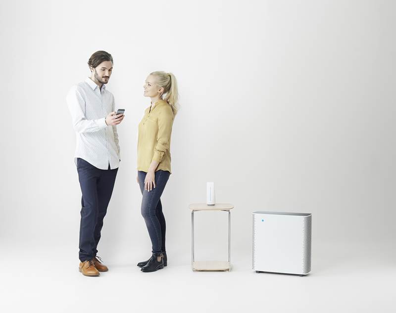 Blueair Sense+打破空氣清淨機色彩單調、一成不變的電器造型設計。