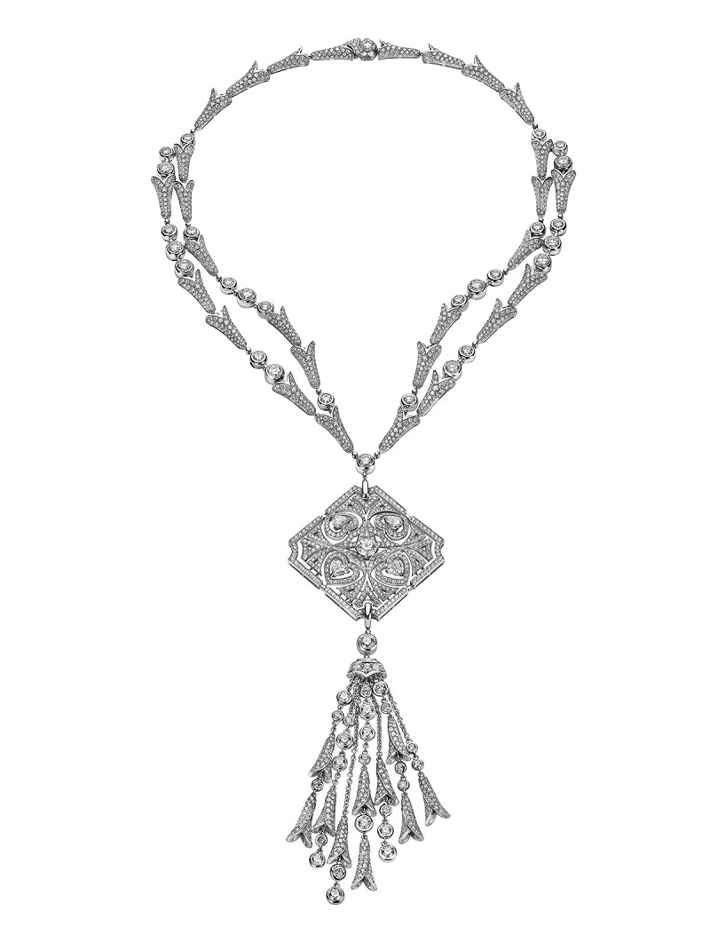 Bvlgari Giardini 閃亮之心 Sparkling Hearts，鑽石、鉑金／價格未定。