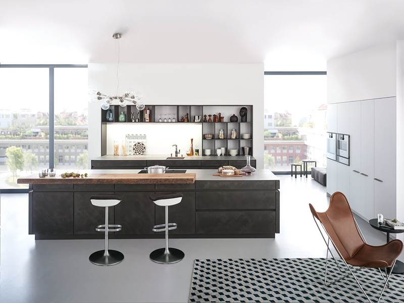 2015年新款CONCRETE-A以獨特的混凝土材質，體現建築系廚房的純粹表情。
