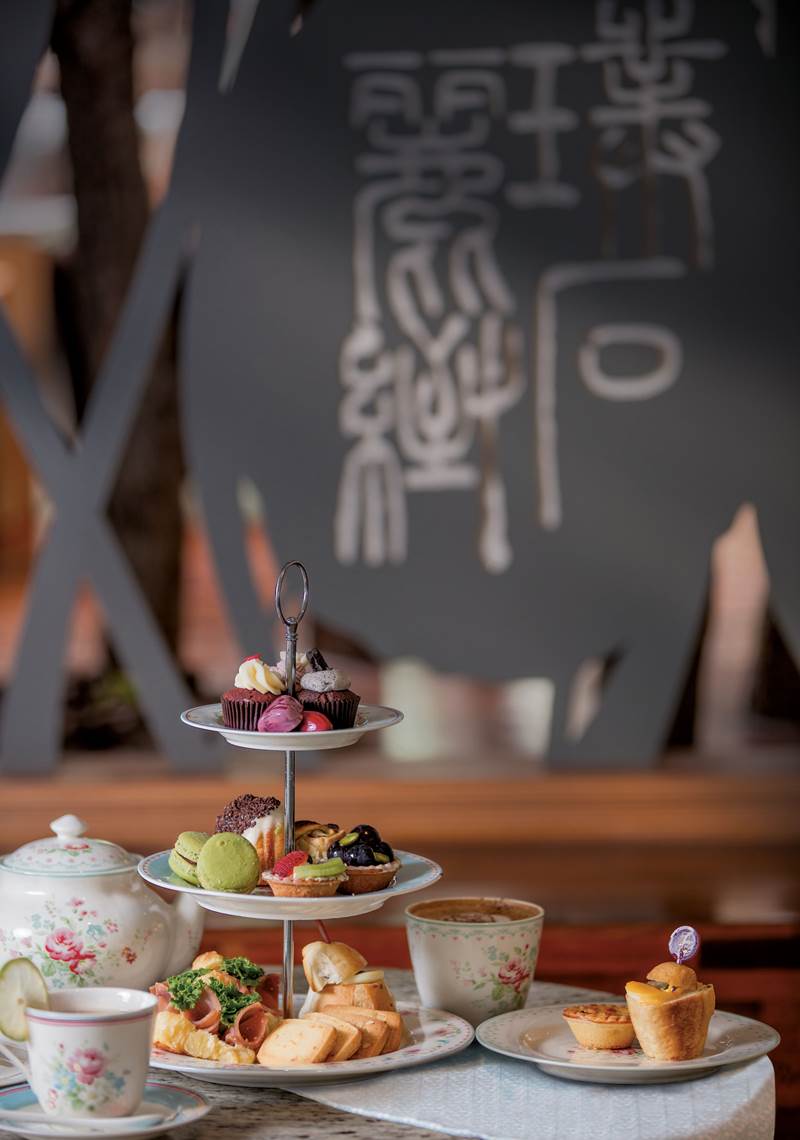 GREENGATE與樸石麗緻飯店打造山林秘境的「花午茶祭」。