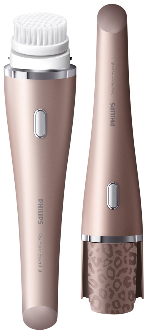 Philips Beauty 淨顏煥采潔膚儀 豹紋限定版。