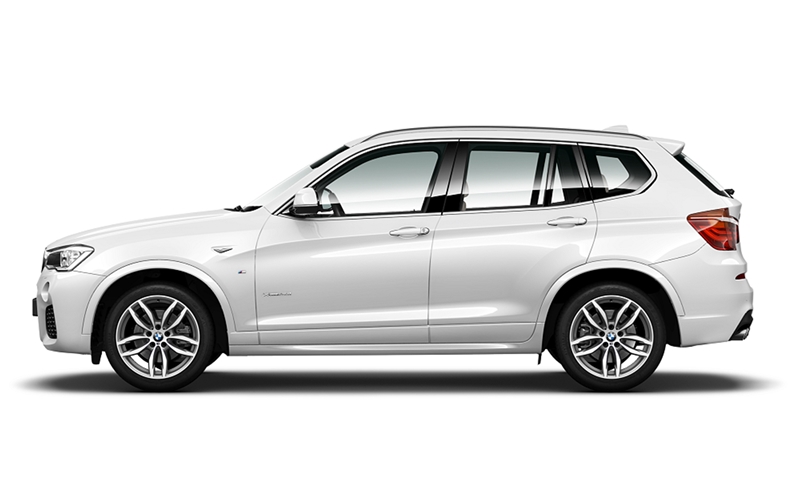 BMW X3 28i M Sport Edition搭載M款空力套件與19吋M款雙輻式輪圈。