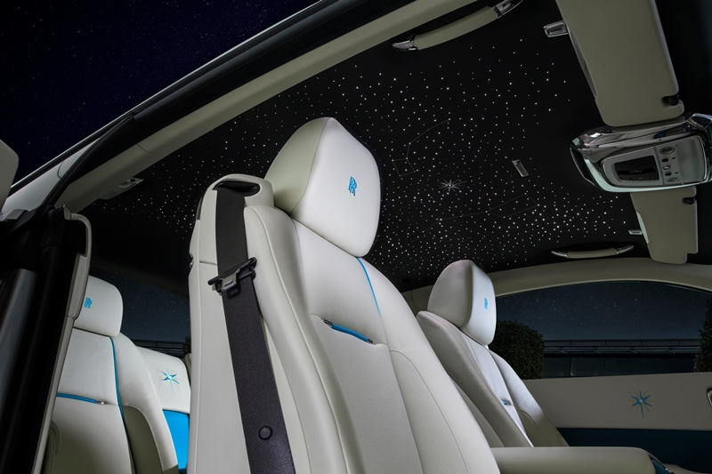 專屬車內星空。