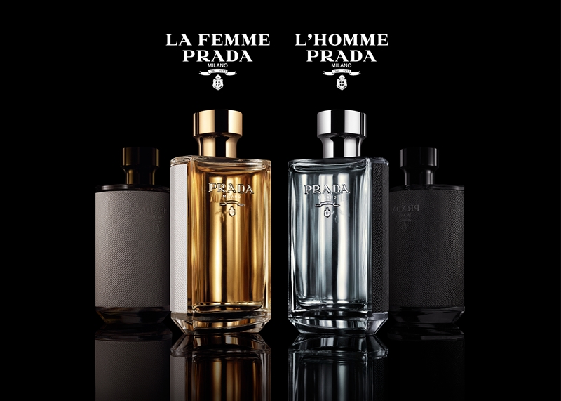 La Femme Prada女性淡香精100ml／NTD4,900、L'Homme Prada男性淡香水100ml／NTD3,800。