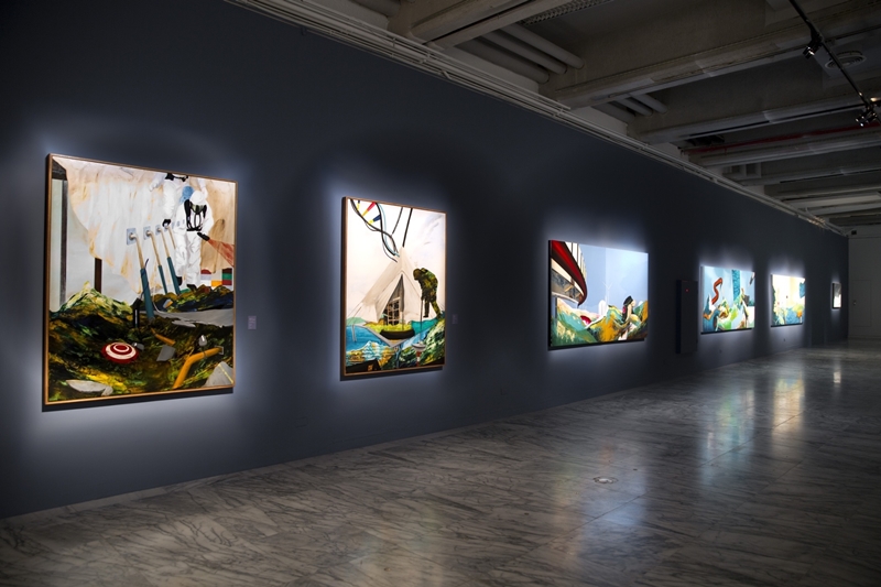 《崩解劇場：周代焌個展》北美館展覽現場。