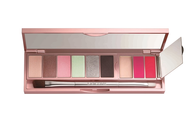 LANCÔME 2017粉漾玫瑰眼彩盤。