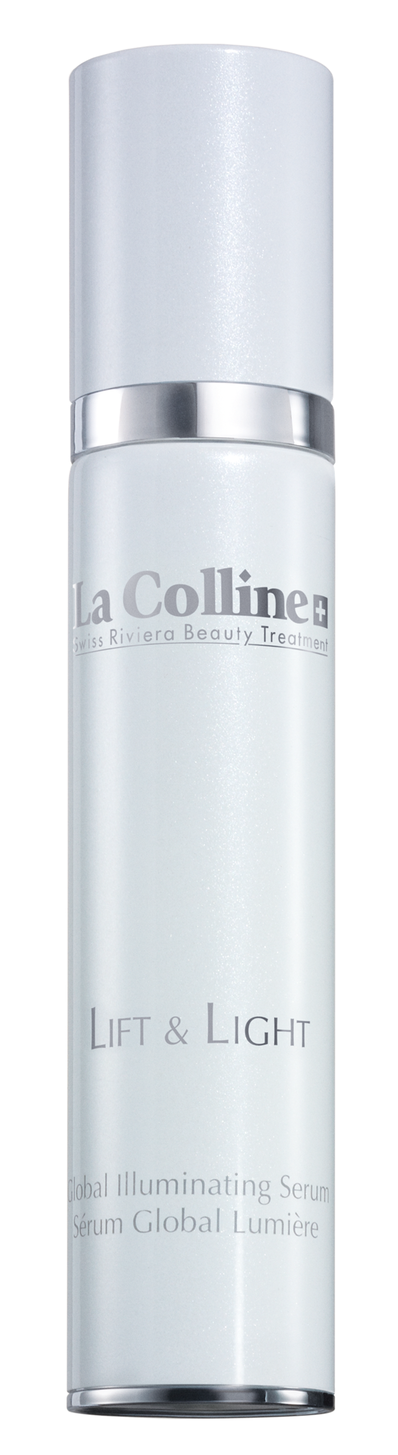 La Colline極光鑽白緊緻精華，50ml／NTD15,500。