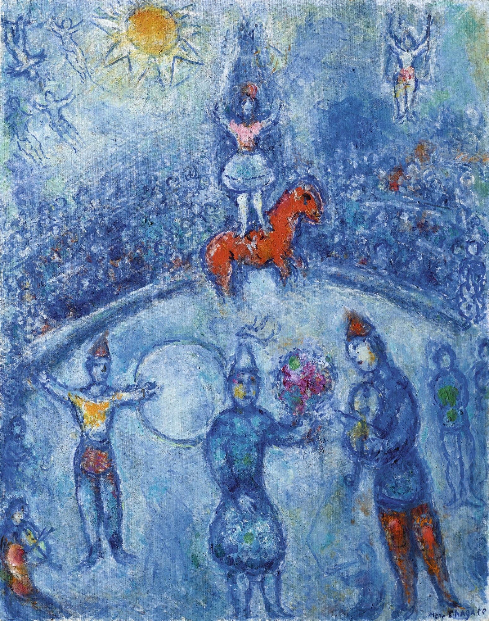 Marc Chagall  LE CIRQUE/Images:Sotheby's