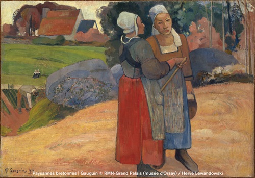 保羅．高更，《布列塔尼農婦》，1894