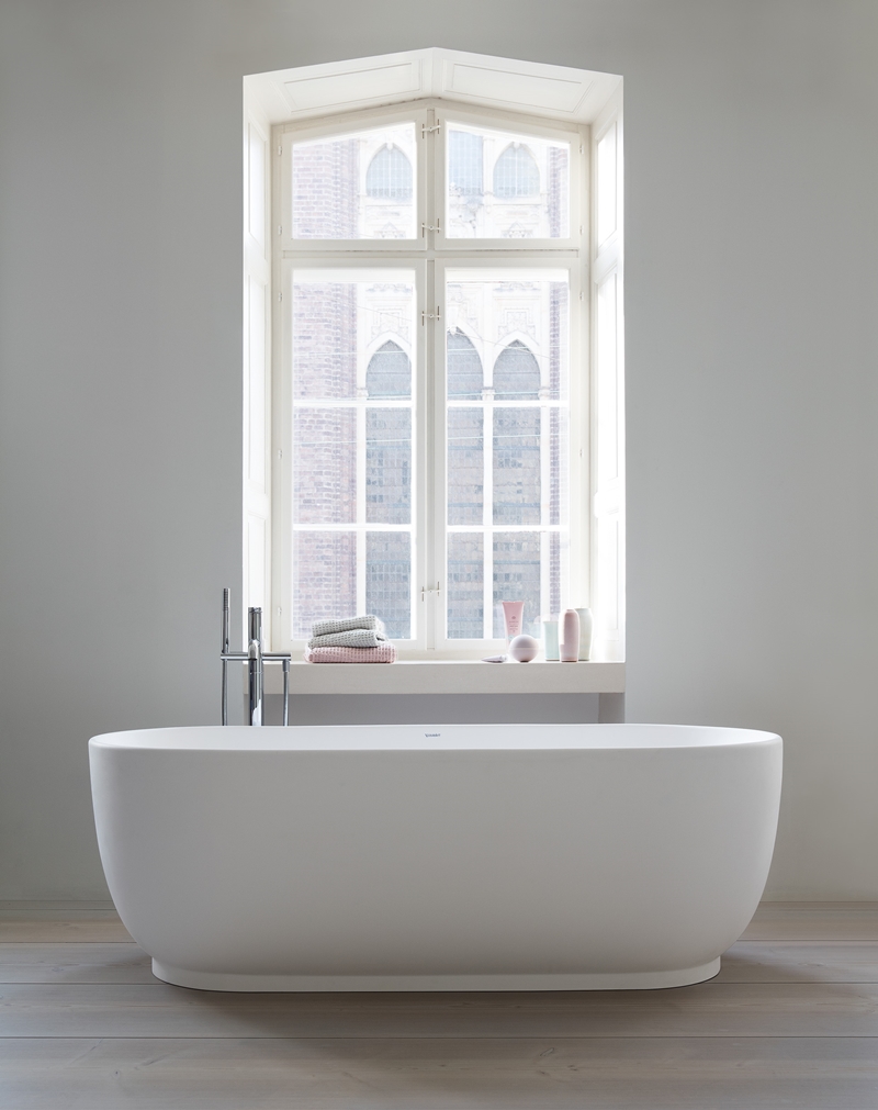 Cecilie Manz德國衛浴品牌DURAVIT設計的Luv浴缸。／Photo from DURAVIT