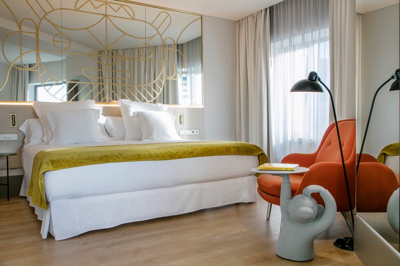 馬德里巴塞羅塔酒店（Barceló Torre de Madrid）裝潢與擺設都是出自Jamie Hayon之手。（Image／hayonstudio.com）