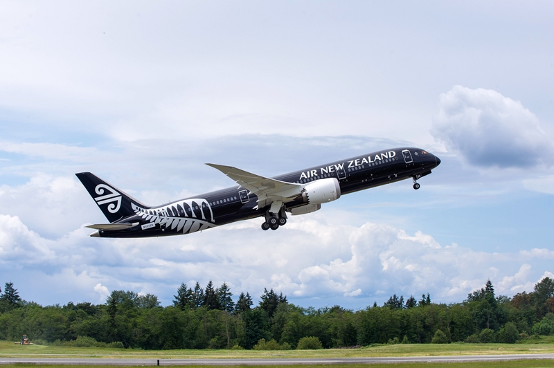 紐西蘭航空將於台北航線上全面採用波音787-9夢想客機，翱翔天際。