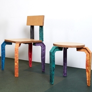 板凳換上彩色椅腳竟然這麼美！倫敦青年不可小覷的軟實力