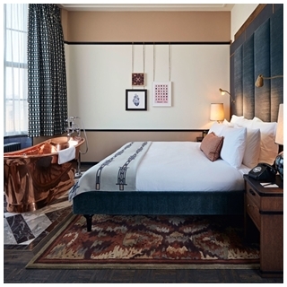 Soho House Amsterdam　鬧中取靜的...