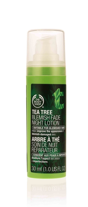The body shop茶樹淨膚夜間修護乳/NT880元