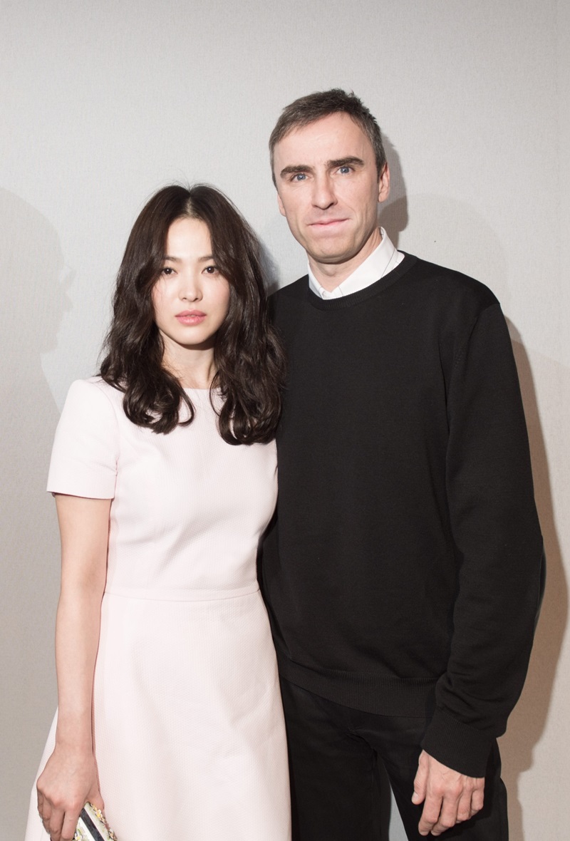 女星宋慧喬與Dior創意總監Raf Simons