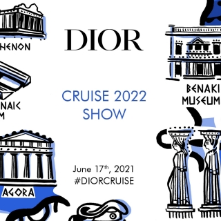 Dior 2022 早春度假系列今晚登場！ 今年場地選在希臘歷史悠久的Panat...