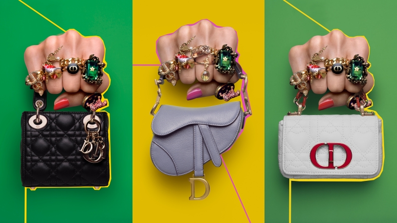 所有經典都變得迷你，DIOR MICRO BAGS微型尺寸重塑摩登樣貌