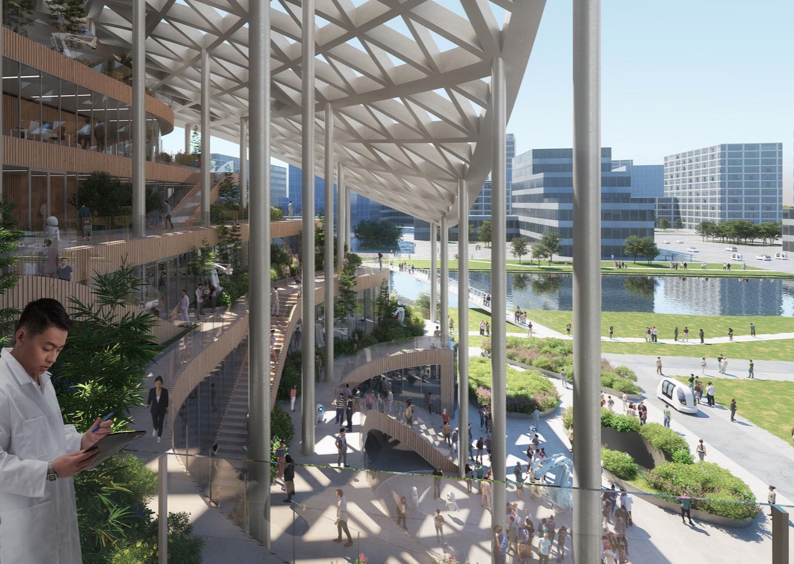【#Architecture】MVRDV最新綠建築！Lankuaikei Agriculture Development總部結合各種尖端科技，全力打造「農業綠洲」
