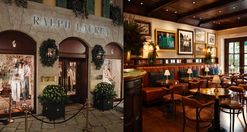 【#Good Design】The Bar at Ralph Lauren米蘭開張！馬鞍皮革座椅、深色木鑲板打造華麗復古風範