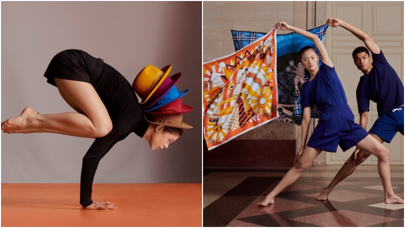 Hermès Fit 快閃台灣！大家準備好跟著教練做帽子平衡、絲巾瑜伽了嗎？