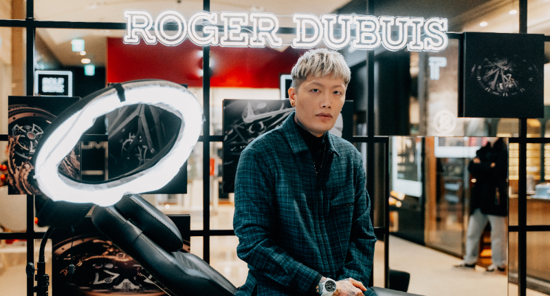 Roger Dubuis羅杰杜彼Ｘ刺青藝術家Josh Lin，共同打造獨一無二的王者系列單陀飛輪腕錶