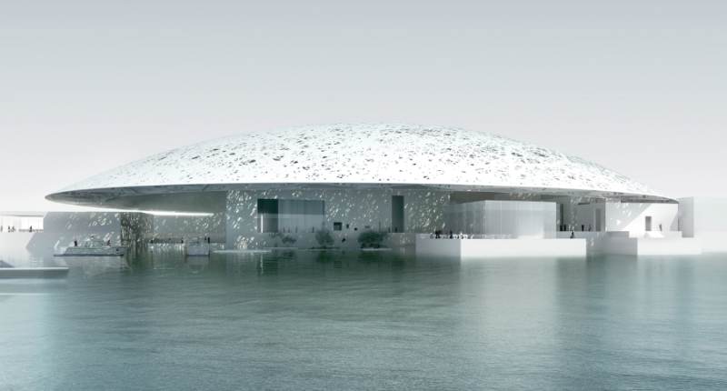 【#Architecture】宛如置身純白叢林！阿布達比羅浮宮分館