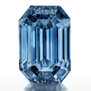蘇富比隆重呈現拍賣史上最碩大的艷彩藍鑽，絕世丰姿令人...
